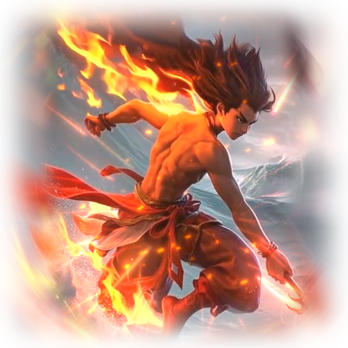 Prince Nezha's Triumph Against Dragon King