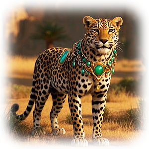 Cheetah entering the field